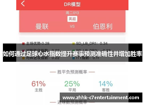 如何通过足球心水指数提升赛事预测准确性并增加胜率