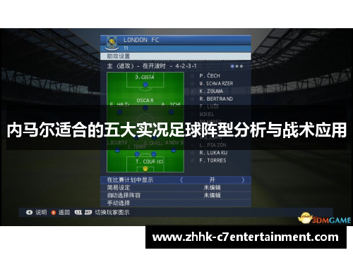 内马尔适合的五大实况足球阵型分析与战术应用